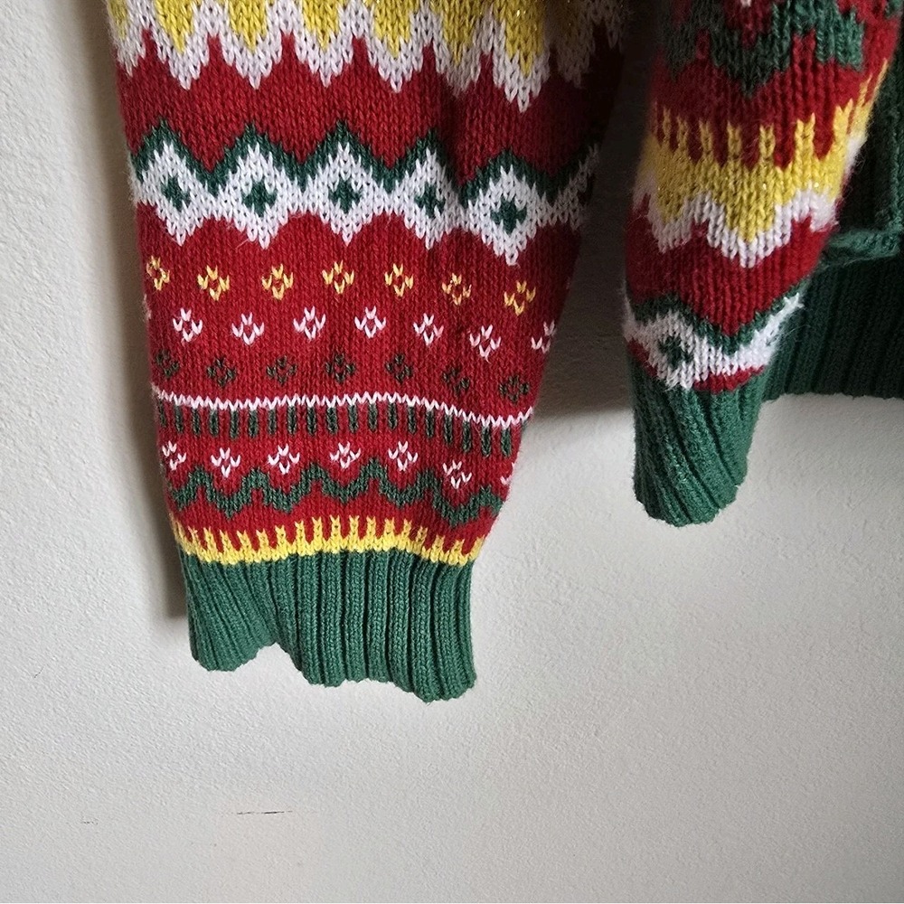 33 Degrees Christmas Sloth Sweater Size Large - Picture 4 of 8